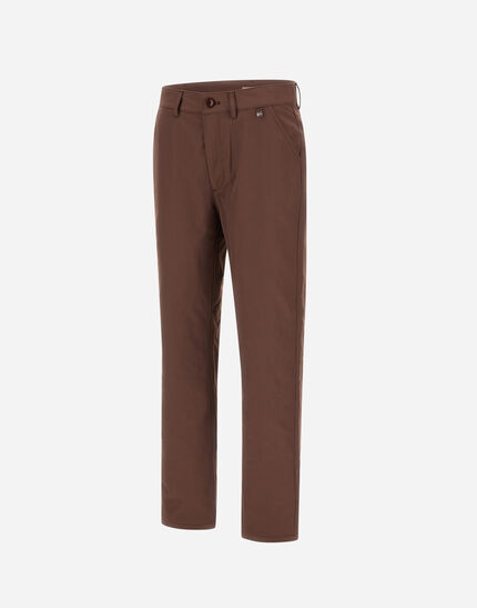 RESORT TROUSERS IN COTTON FEEL Dark Chocolate