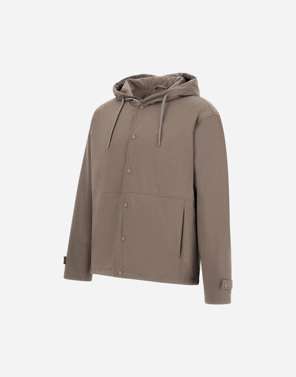 RESORT JACKET IN NYLON COMFORT STRETCH Dark Taupe
