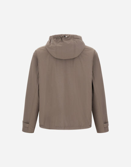 RESORT JACKET IN NYLON COMFORT STRETCH Dark Taupe