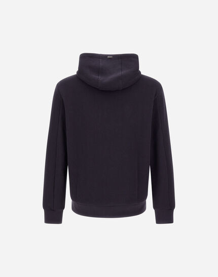 RESORT JACKET IN KNIT EFFECT INTERLOCK AND TRAVEL NYLON PONENTE Navy Blue 7 RESORT JACKET IN KNIT EFFECT INTERLOCK AND TRAVEL NYLON PONENTE Navy Blue