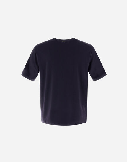 RESORT T-SHIRT IN SOFT WOOL JERSEY Navy Blue 2 RESORT T-SHIRT IN SOFT WOOL JERSEY Navy Blue
