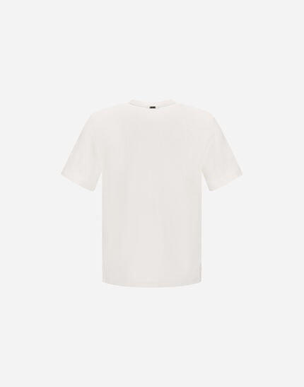 RESORT T-SHIRT IN COTTON SILK JERSEY White