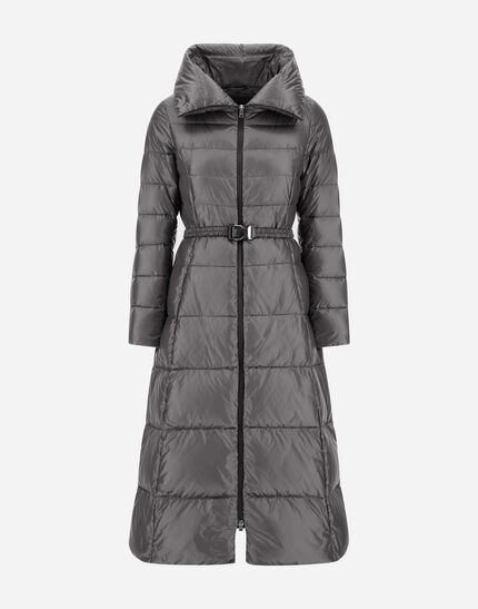 LONG JACKET IN NYLON ULTRALIGHT Grey 1 LONG JACKET IN NYLON ULTRALIGHT Grey