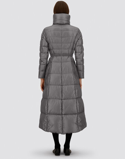 LONG JACKET IN NYLON ULTRALIGHT Grey 5 LONG JACKET IN NYLON ULTRALIGHT Grey