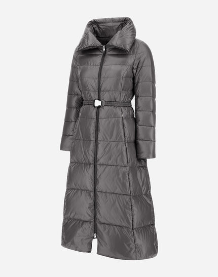 LONG JACKET IN NYLON ULTRALIGHT Grey 6 LONG JACKET IN NYLON ULTRALIGHT Grey