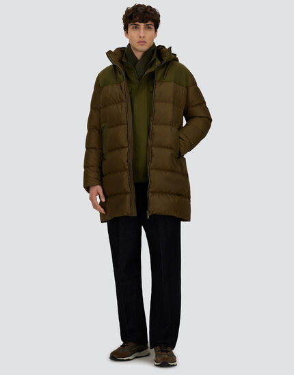 FIELD JACKET IN PURE WOOL CLOTH Military