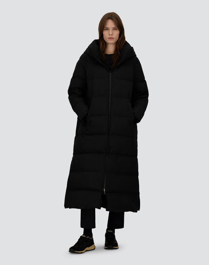 LONG JACKET IN 2-LAYER WINDSTOPPER Black