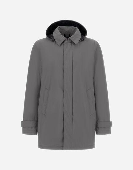 LONG PARKA IN 2-LAYER WINDSTOPPER Grey