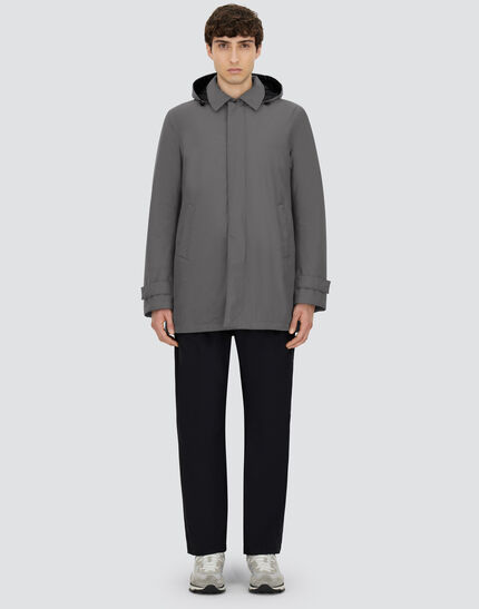 LONG PARKA IN 2-LAYER WINDSTOPPER Grey 4 LONG PARKA IN 2-LAYER WINDSTOPPER Grey
