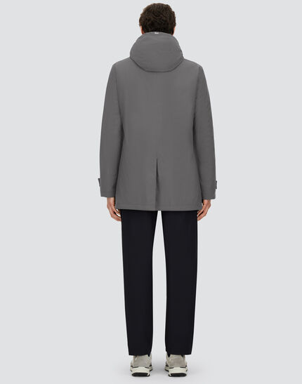 LONG PARKA IN 2-LAYER WINDSTOPPER Grey 5 LONG PARKA IN 2-LAYER WINDSTOPPER Grey