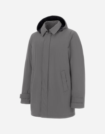 LONG PARKA IN 2-LAYER WINDSTOPPER Grey 6 LONG PARKA IN 2-LAYER WINDSTOPPER Grey