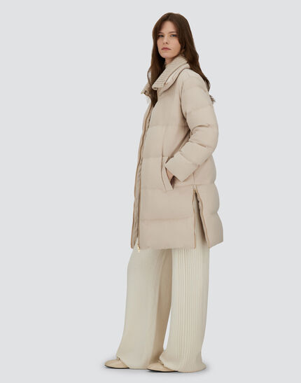 LONG JACKET IN CASHMERE AND SILK Chantilly 2 LONG JACKET IN CASHMERE AND SILK Chantilly