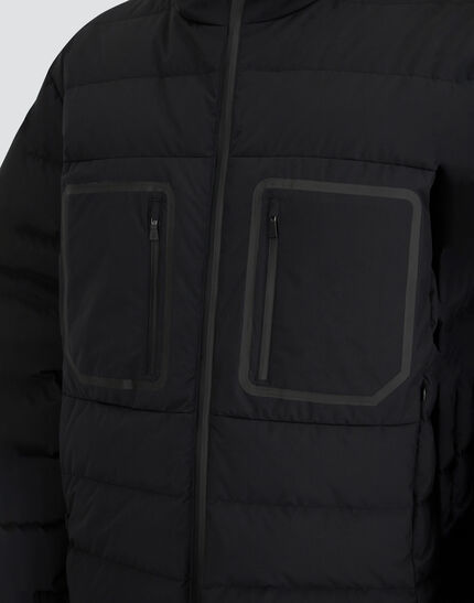 HOODED JACKET IN 2-LAYER WINDSTOPPER Black 3 HOODED JACKET IN 2-LAYER WINDSTOPPER Black