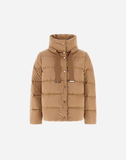 CAPPA IN SATIN Camel