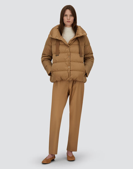 CAPPA IN SATIN Camel