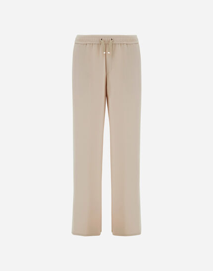 TROUSERS IN MATT CREPE SATIN Chantilly
