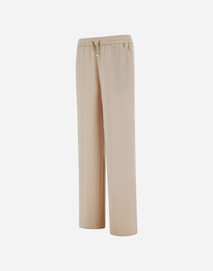 TROUSERS IN MATT CREPE SATIN Chantilly