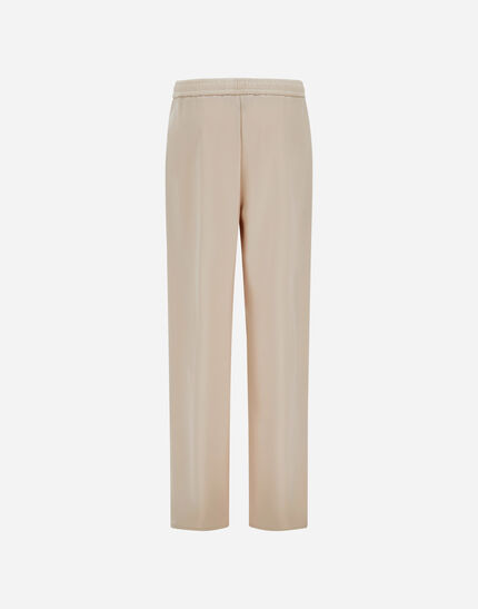 TROUSERS IN MATT CREPE SATIN Chantilly