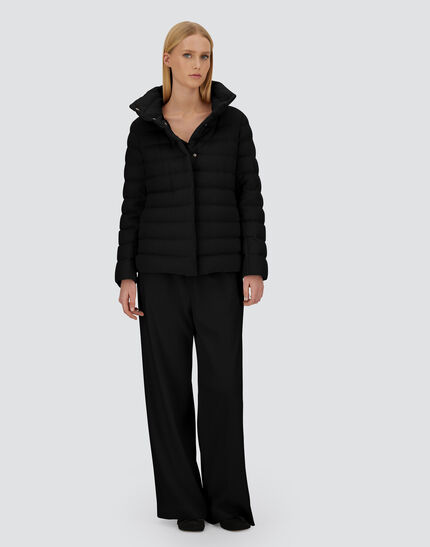 RESORT CAPE IN CASHMERE SILK Black 2 RESORT CAPE IN CASHMERE SILK Black
