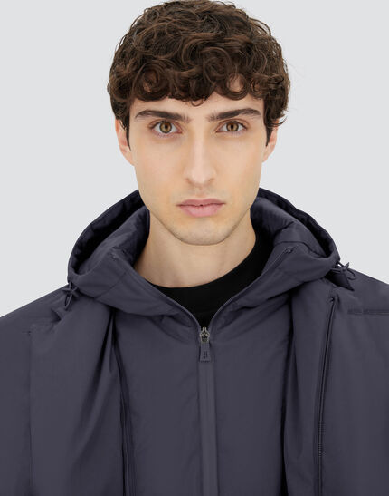 LONG JACKET IN 2-LAYER WINDSTOPPER Blue