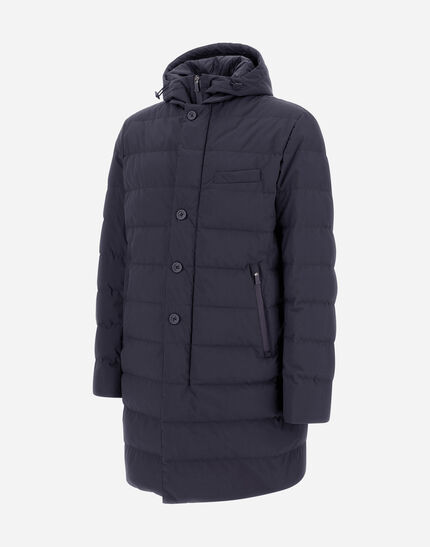 LONG JACKET IN 2-LAYER WINDSTOPPER Blue