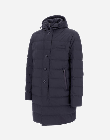 LONG JACKET IN 2-LAYER WINDSTOPPER Blue