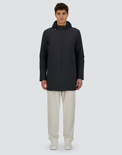 RESORT PARKA IN TRAVEL NYLON PONENTE Dark Blue