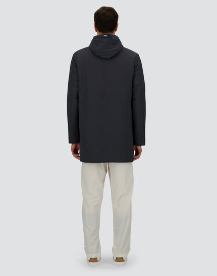 RESORT PARKA IN TRAVEL NYLON PONENTE Dark Blue