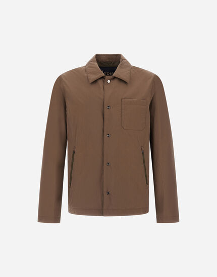 SHACKET IN CRINKLE NYLON Military