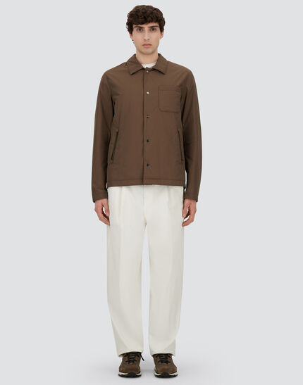 SHACKET IN CRINKLE NYLON Military