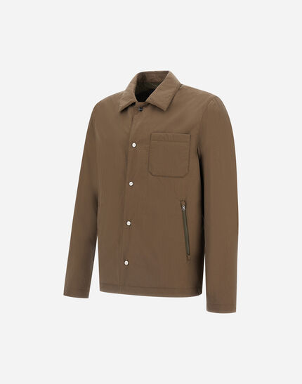 SHACKET IN CRINKLE NYLON Military