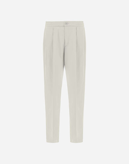 COTTON FEEL TROUSERS Natural