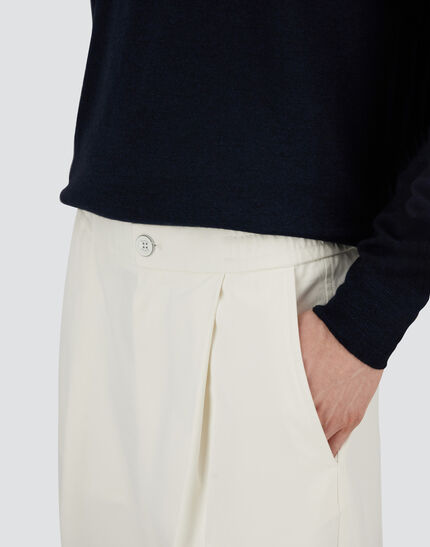 COTTON FEEL TROUSERS Natural 3 COTTON FEEL TROUSERS Natural