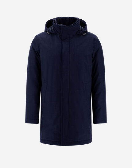 JACKET IN NEW BUSINESS AND NYLON ULTRALIGHT Navy Blue