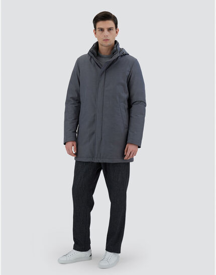 JACKET IN NEW BUSINESS AND NYLON ULTRALIGHT Navy Blue