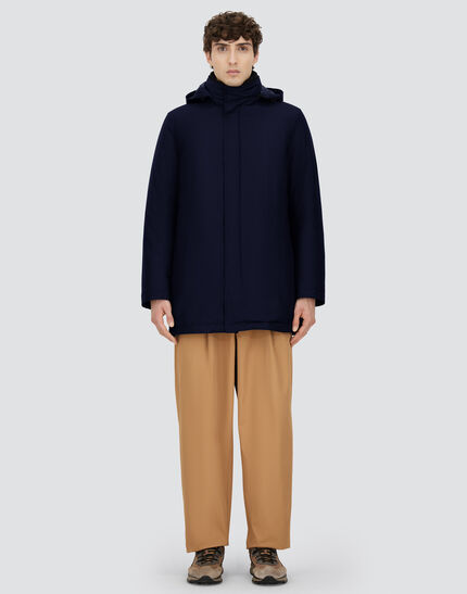 JACKET IN NEW BUSINESS AND NYLON ULTRALIGHT Navy Blue
