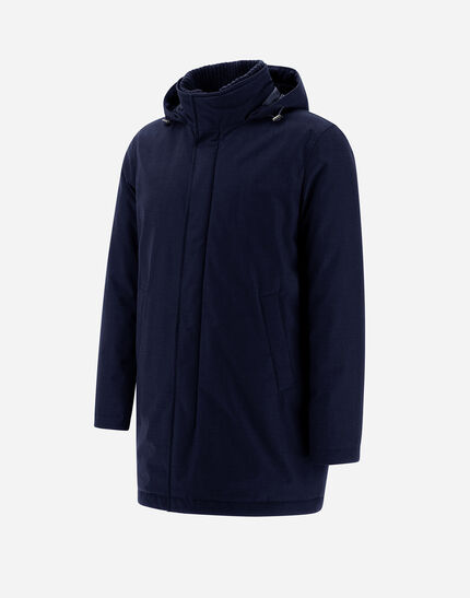 JACKET IN NEW BUSINESS AND NYLON ULTRALIGHT Navy Blue