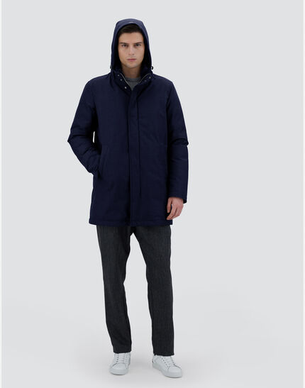 JACKET IN NEW BUSINESS AND NYLON ULTRALIGHT Navy Blue