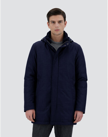 JACKET IN NEW BUSINESS AND NYLON ULTRALIGHT Navy Blue