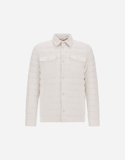 RESORT SHACKET IN LIGHT CORDUROY White