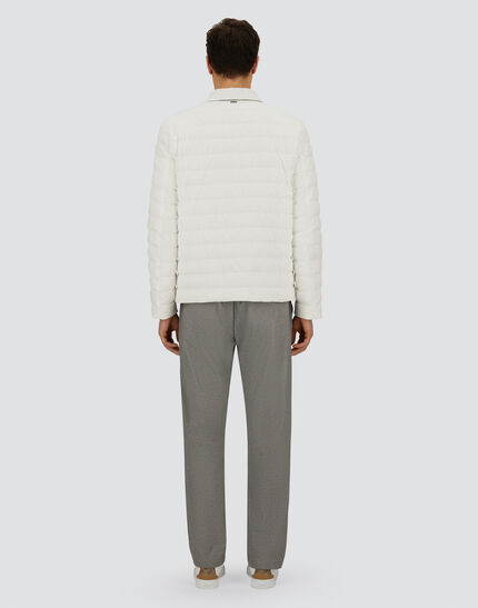 RESORT SHACKET IN LIGHT CORDUROY White