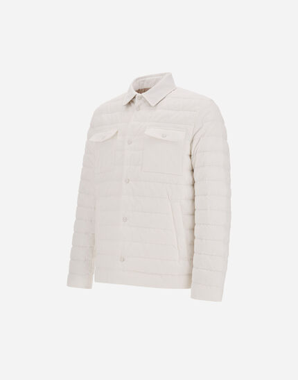 RESORT SHACKET IN LIGHT CORDUROY White