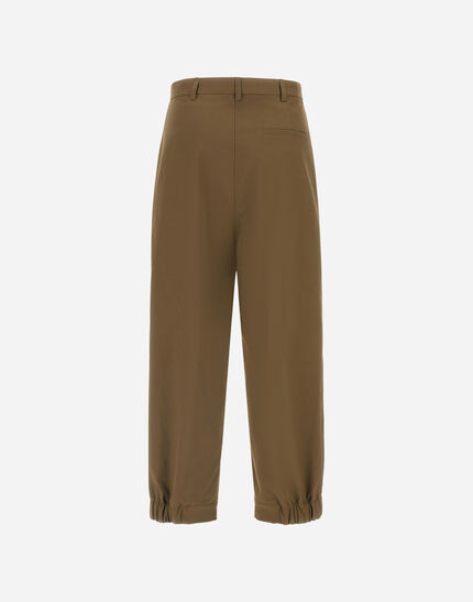 COTTON FEEL TROUSERS Military