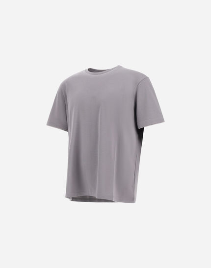 RESORT T-SHIRT IN BASIC COTTON & LIGHT STRETCH NYLON Grey