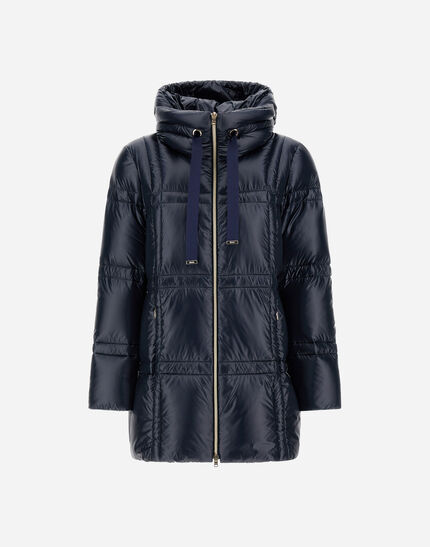A-SHAPE JACKET IN NYLON ULTRALIGHT Navy Blue