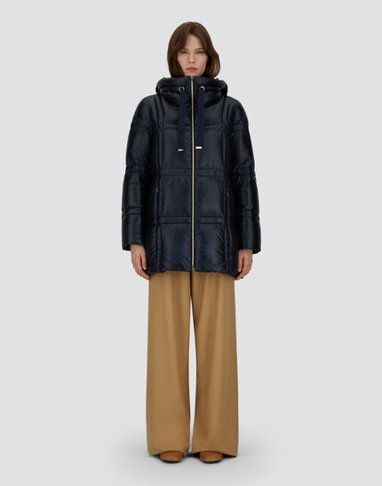 A-SHAPE JACKET IN NYLON ULTRALIGHT Navy Blue