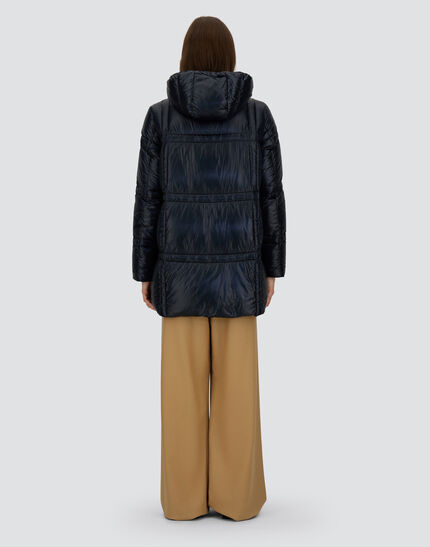 A-SHAPE JACKET IN NYLON ULTRALIGHT Navy Blue