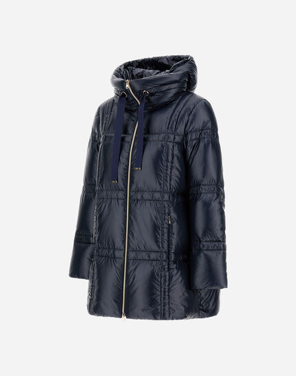 A-SHAPE JACKET IN NYLON ULTRALIGHT Navy Blue