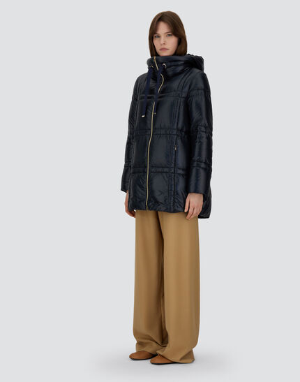A-SHAPE JACKET IN NYLON ULTRALIGHT Navy Blue