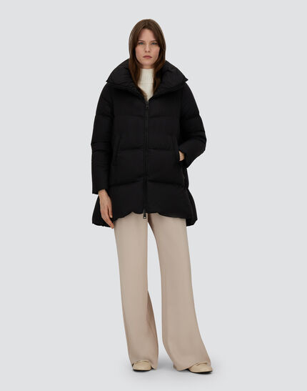 A-SHAPE JACKET IN ECOAGE Black